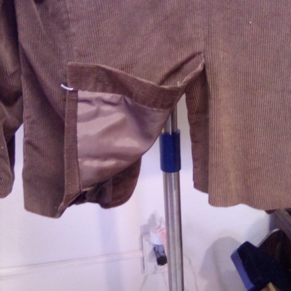 Changing Scene Brown Corduroy Jacket with Pockets - Picture 4 of 8